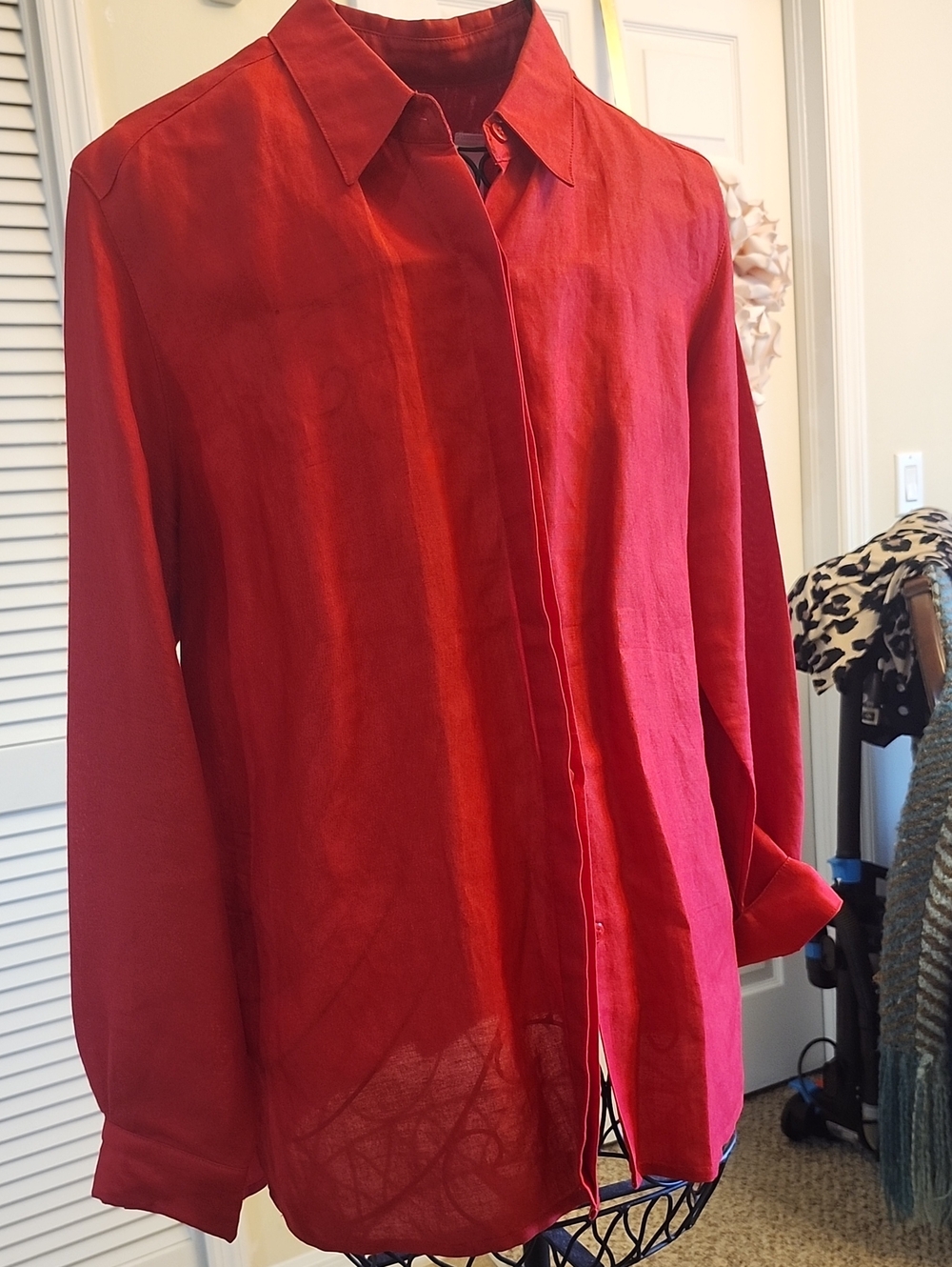 Liz Claiborne Villager Sport Red Shirt Jacket